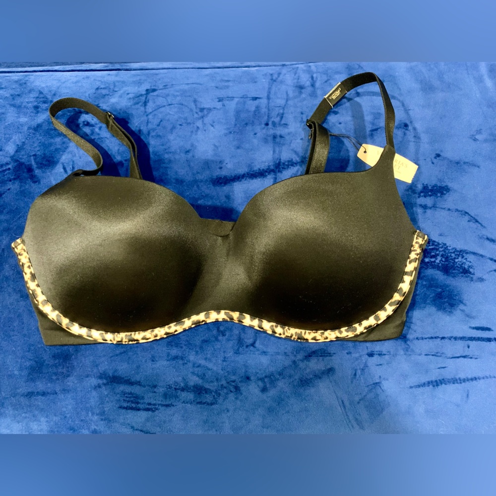 Victoria Secret 34D padded black bra